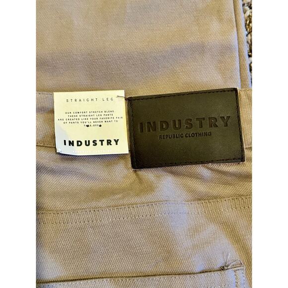 NWT Industry Republic tan stretch men's pants.  Size 34x32 - Picture 3 of 10